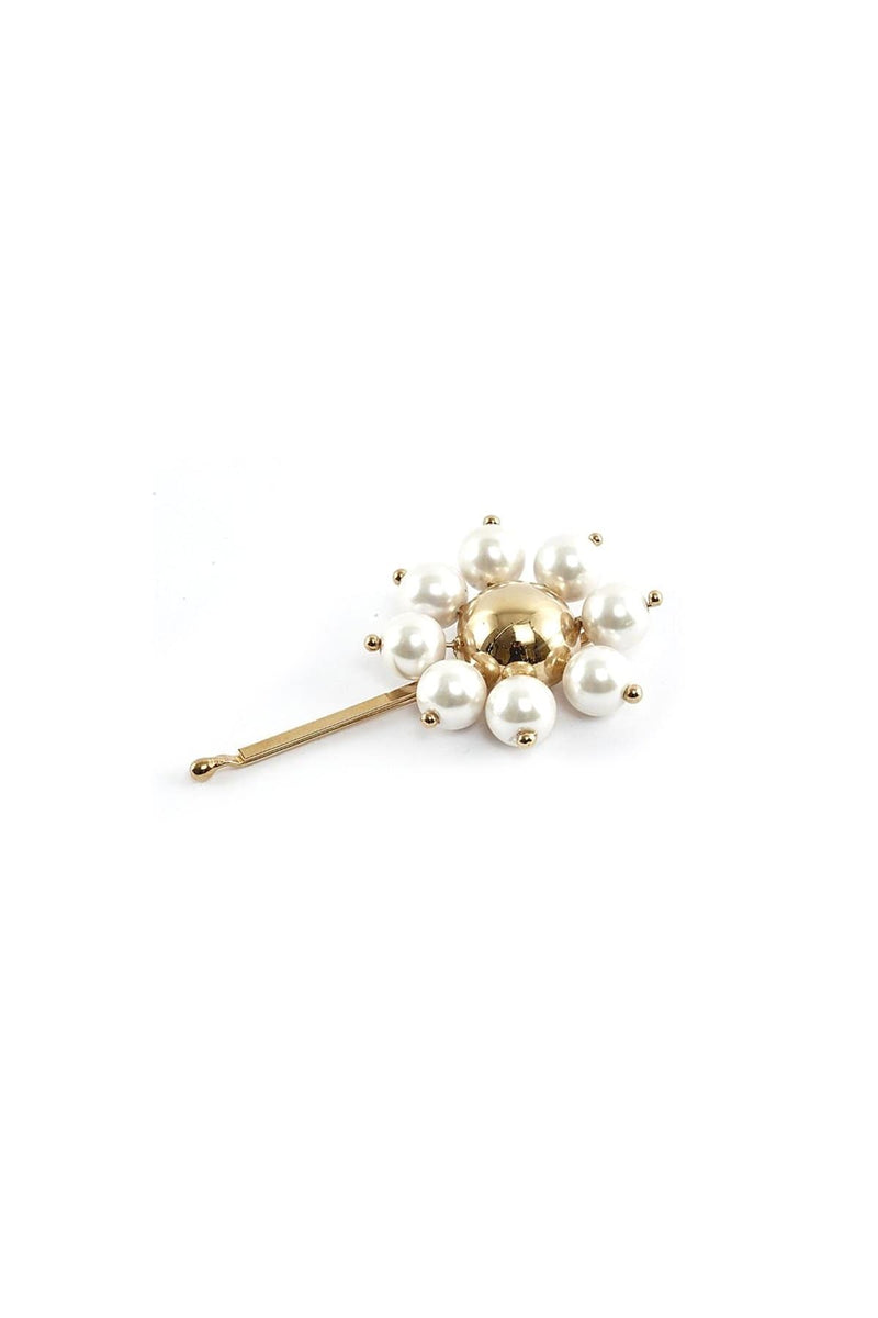 pearl daisy hair pins