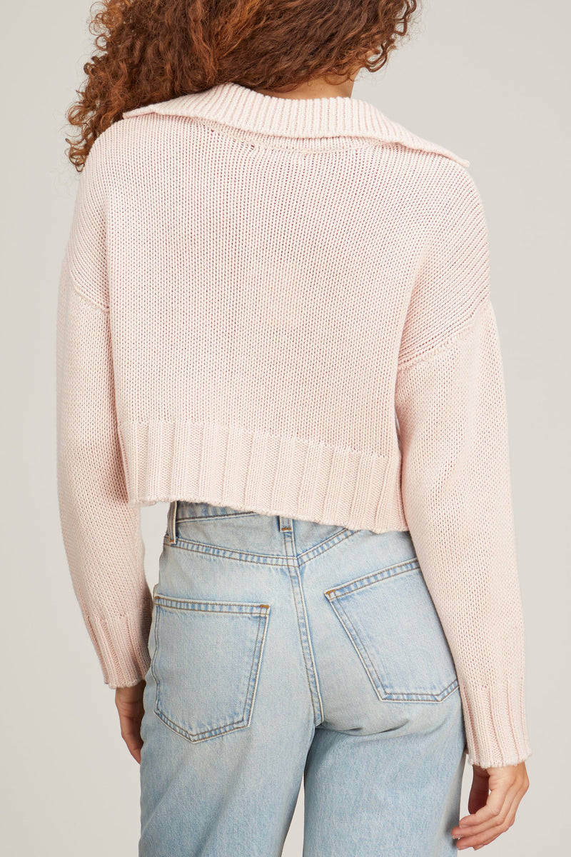 Sablyn Long Sleeve Sweater in Powder Pink – Hampden Clothing