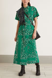 Sacai Bandana Print Dress in Green – Hampden Clothing