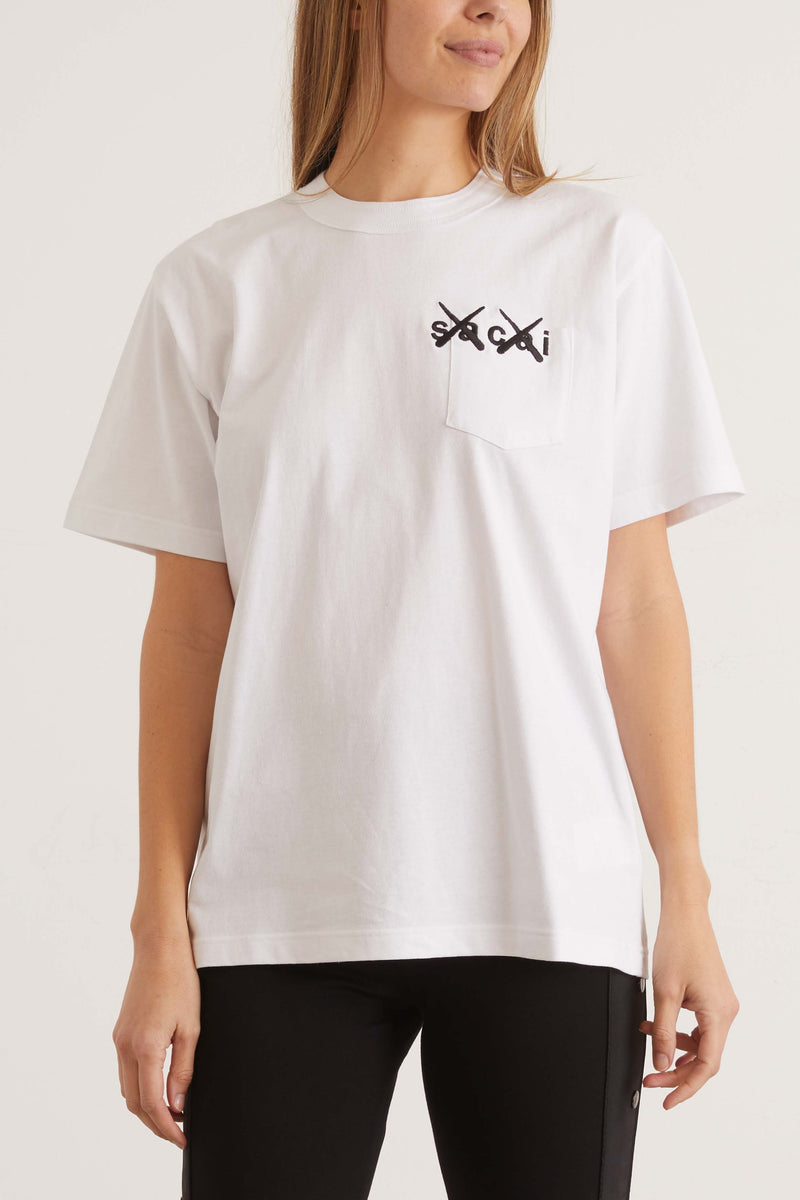 sacai x kaws tee