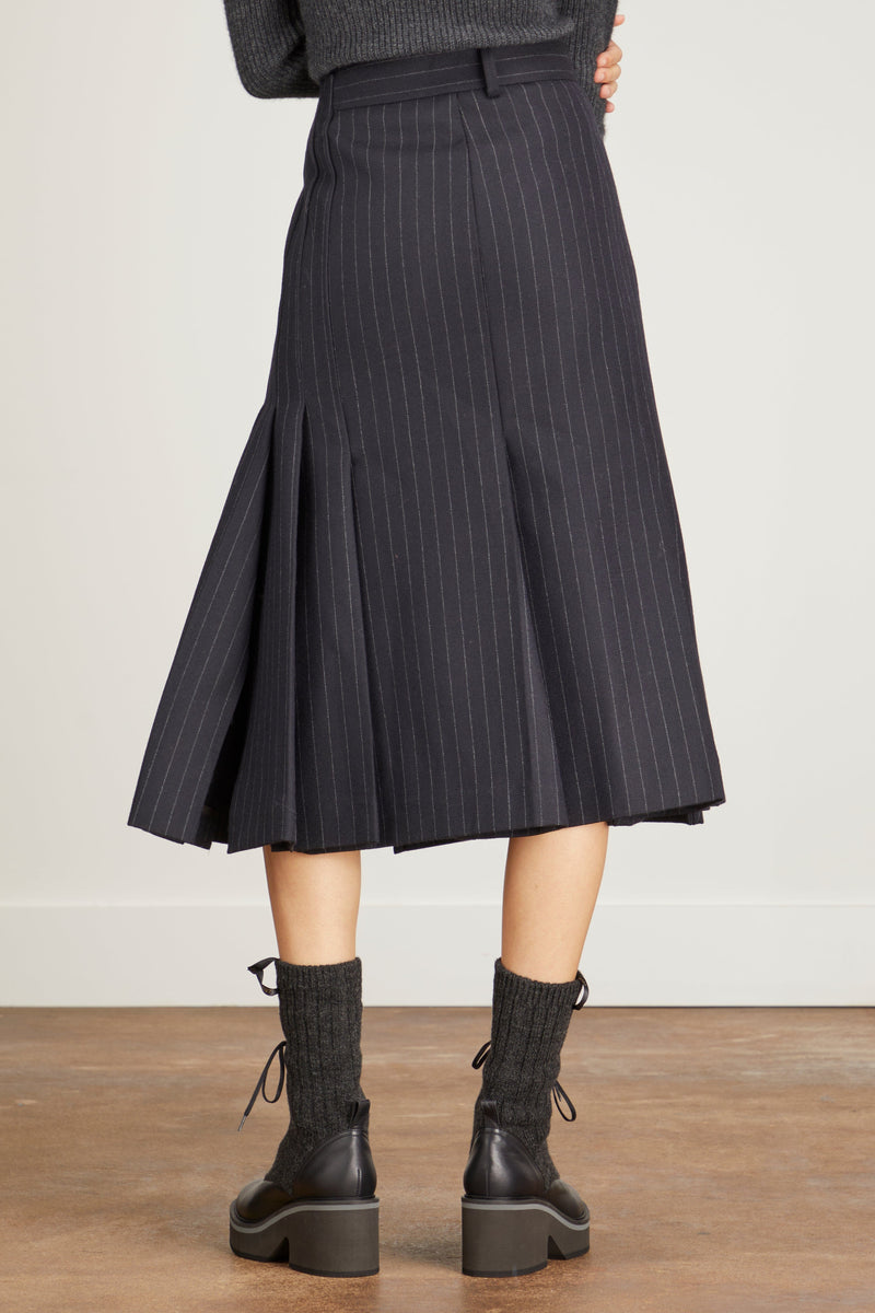 sacai22AW Chalk Stripe Skirt-