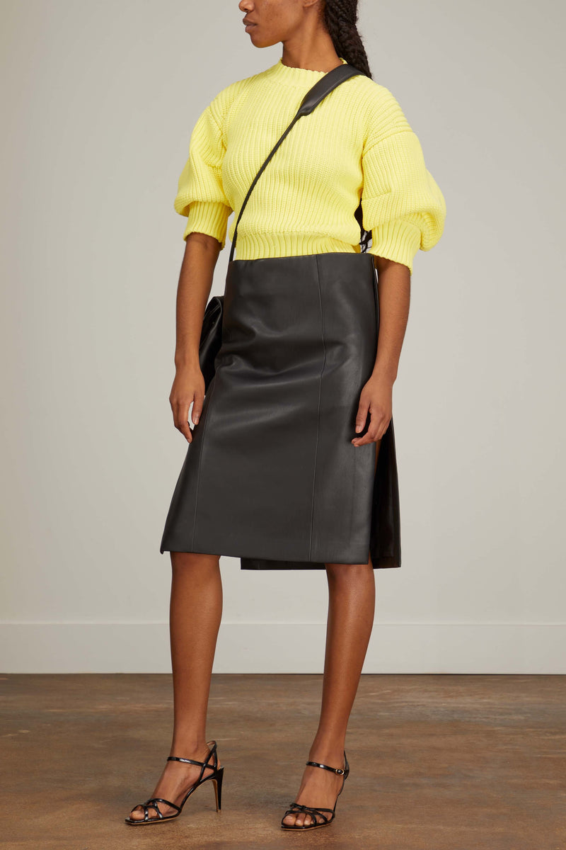 Sacai Knit Pullover in Yellow – Hampden Clothing