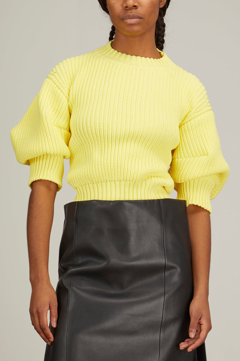 Sacai Knit Pullover in Yellow – Hampden Clothing