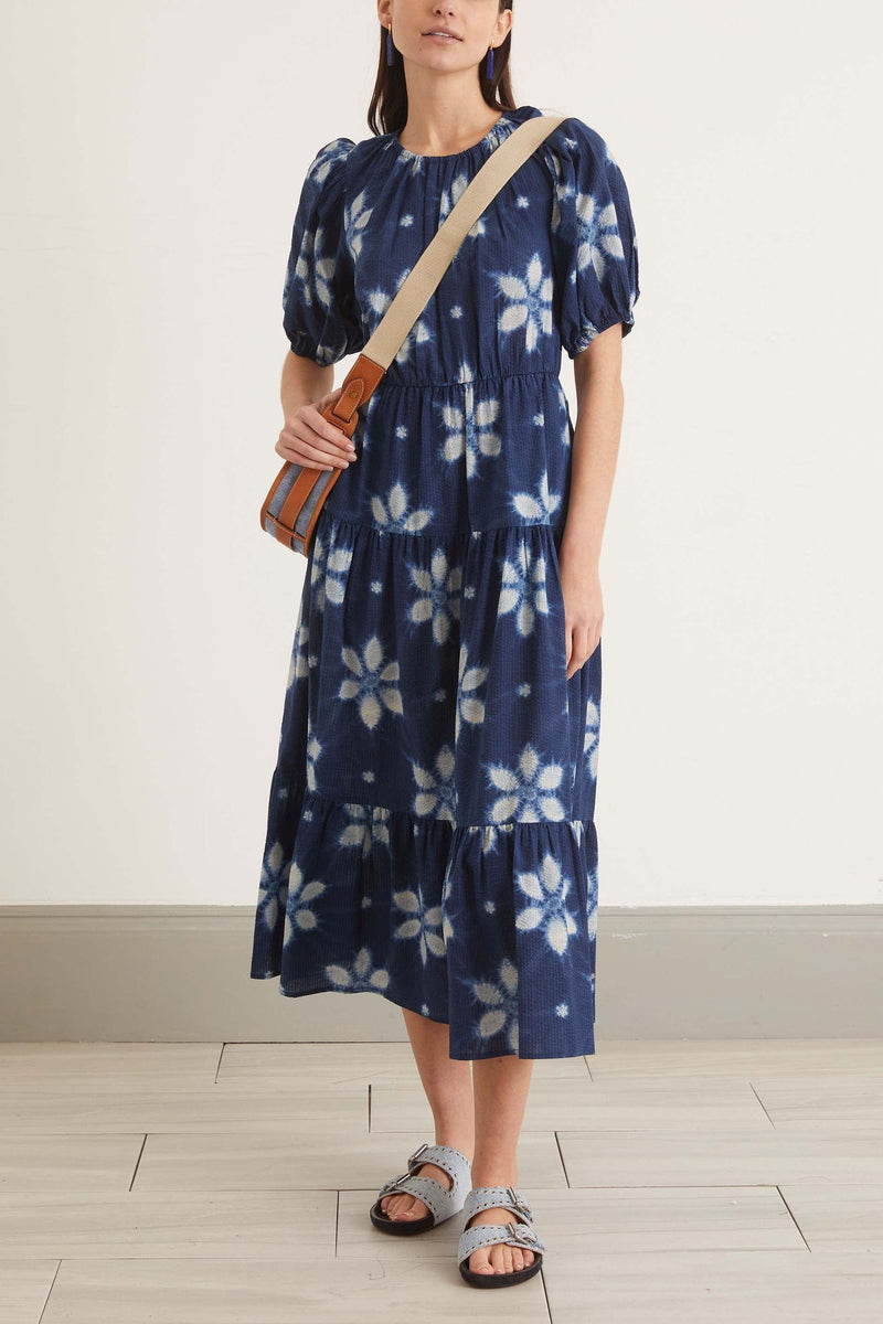 SEA Isla Raglan Sleeve Dress in Navy – Hampden Clothing