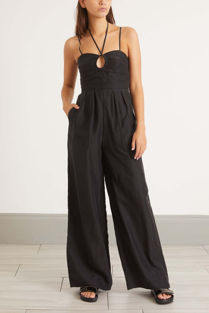 ulla johnson black jumpsuit