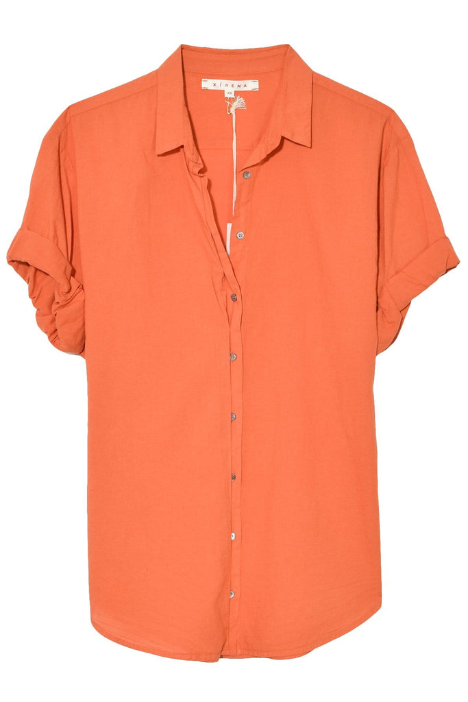 Channing Shirt in Tangerine – Hampden Clothing