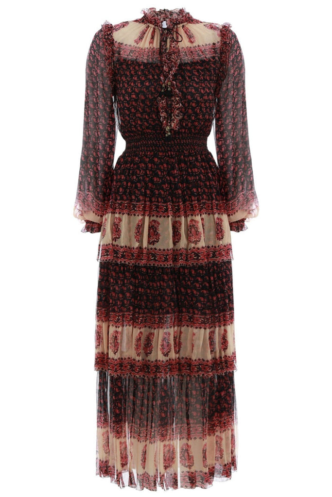 Jaya Stamp Layer Dress in Stamp – Hampden Clothing