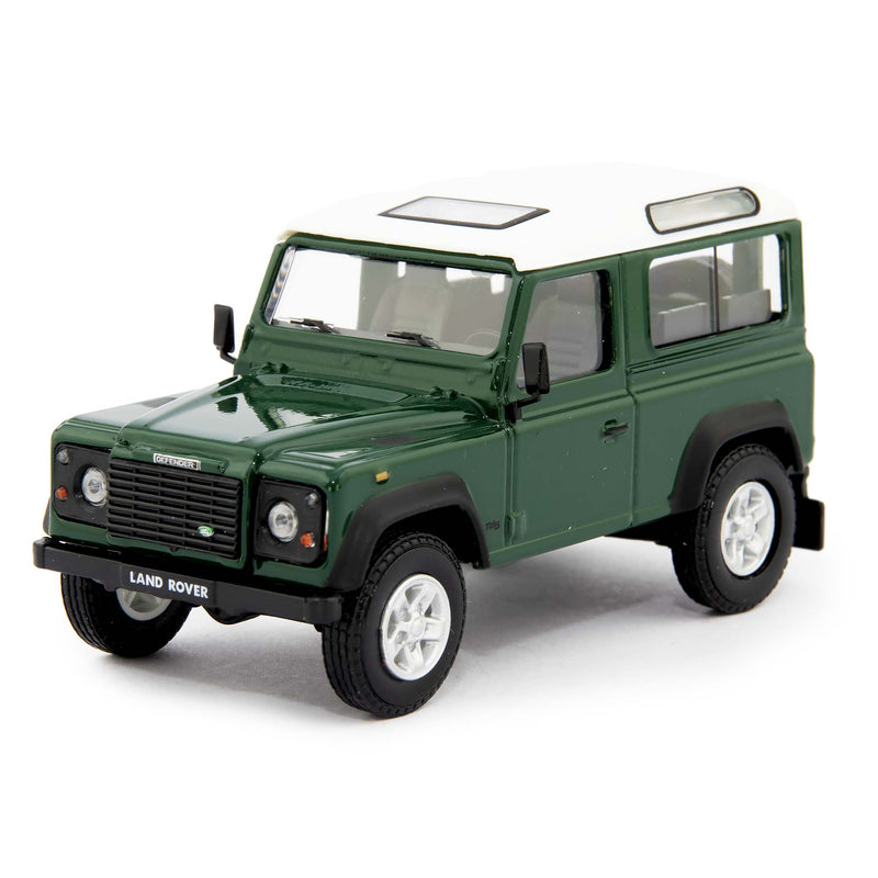 Land Rover Defender 90 Diecast Model Car green - 1:43 Scale-Cararama-Diecast Model Centre