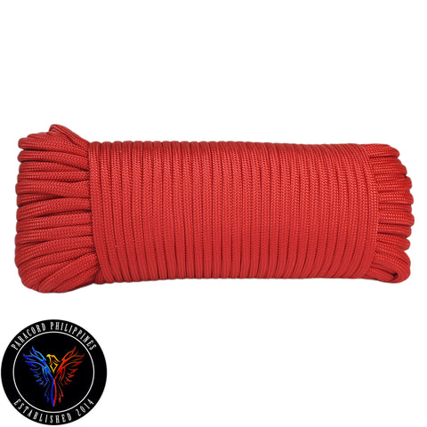 550 Paracord type III, Colour: Red, 100ft (30,48 m)