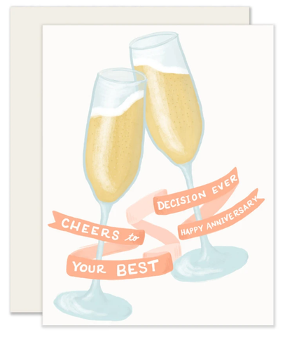 Best Decision Anniversary Greeting Card