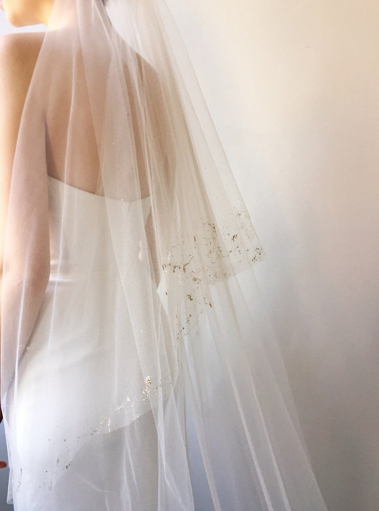 JEWSUN Bridal veil Wedding Veil Weights White Round Pearl Silver
