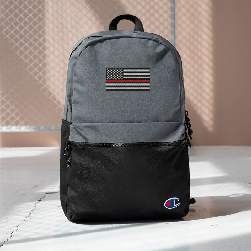 Embroidered Thin Red Line Backpack – RescueTees.com