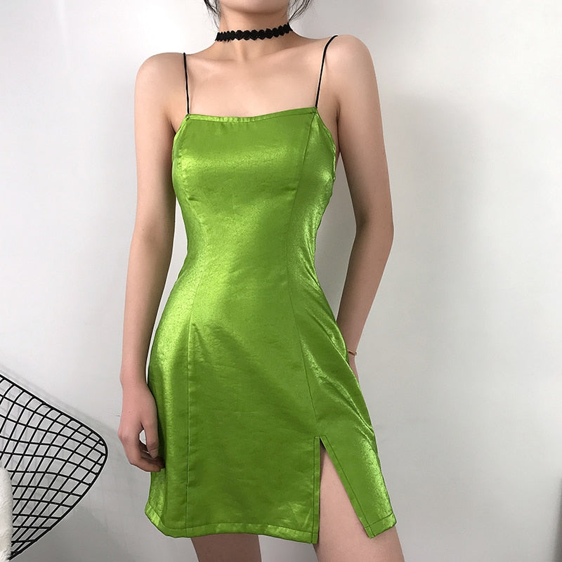 sexy spaghetti strap dress