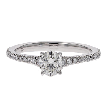 De Beers Forevermark Iconâ„¢ Setting Round Diamond Engagement Ring