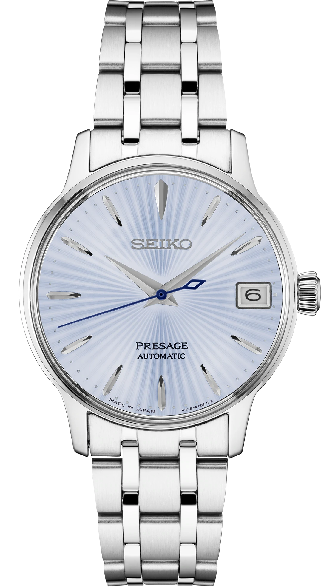 Seiko Presage SRP841 Cocktail Time 34mm Blue Dial Watch | Skeie's Jewelers