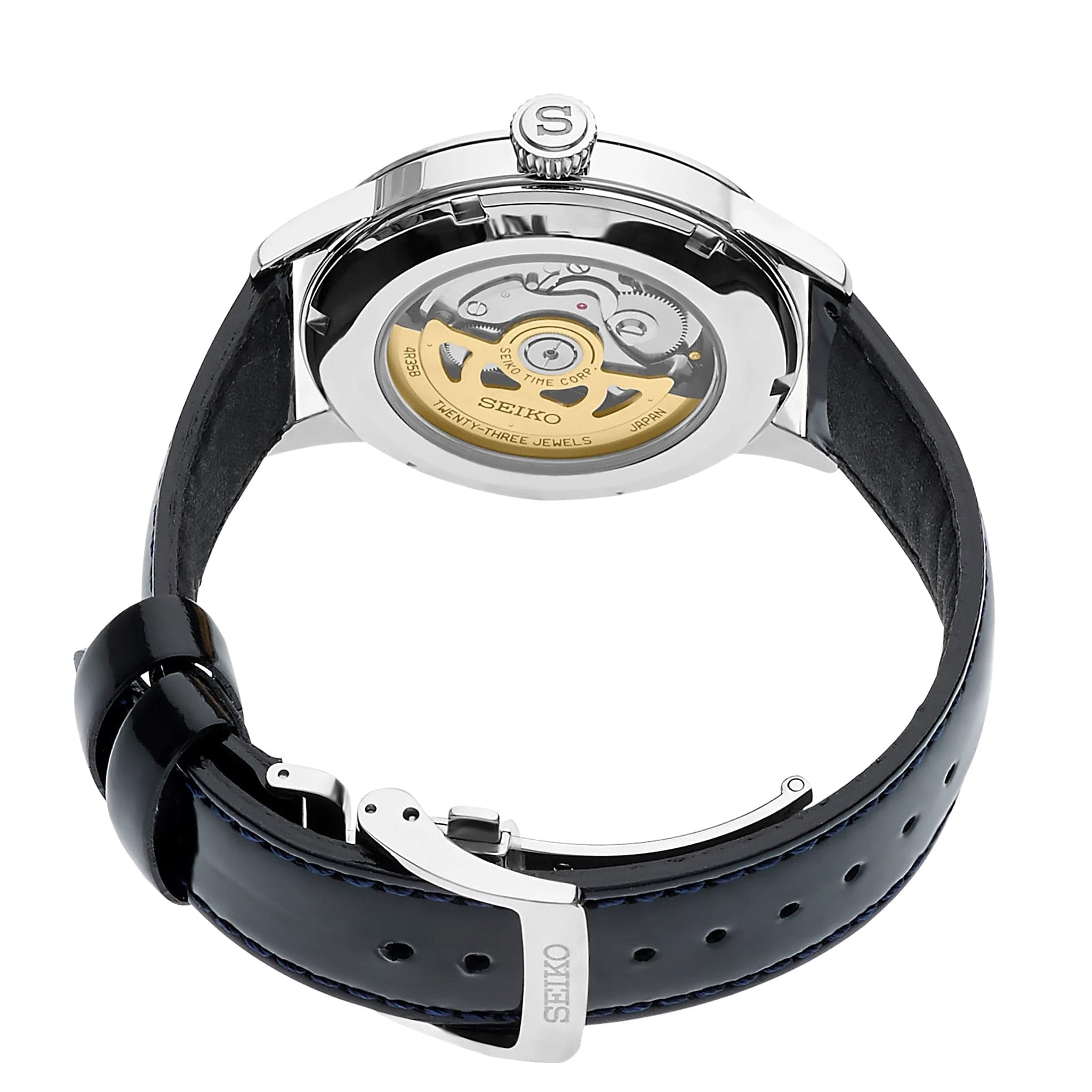 Seiko Presage SRPB43 Automatic Watch Leather Strap | Skeie's Jewelers