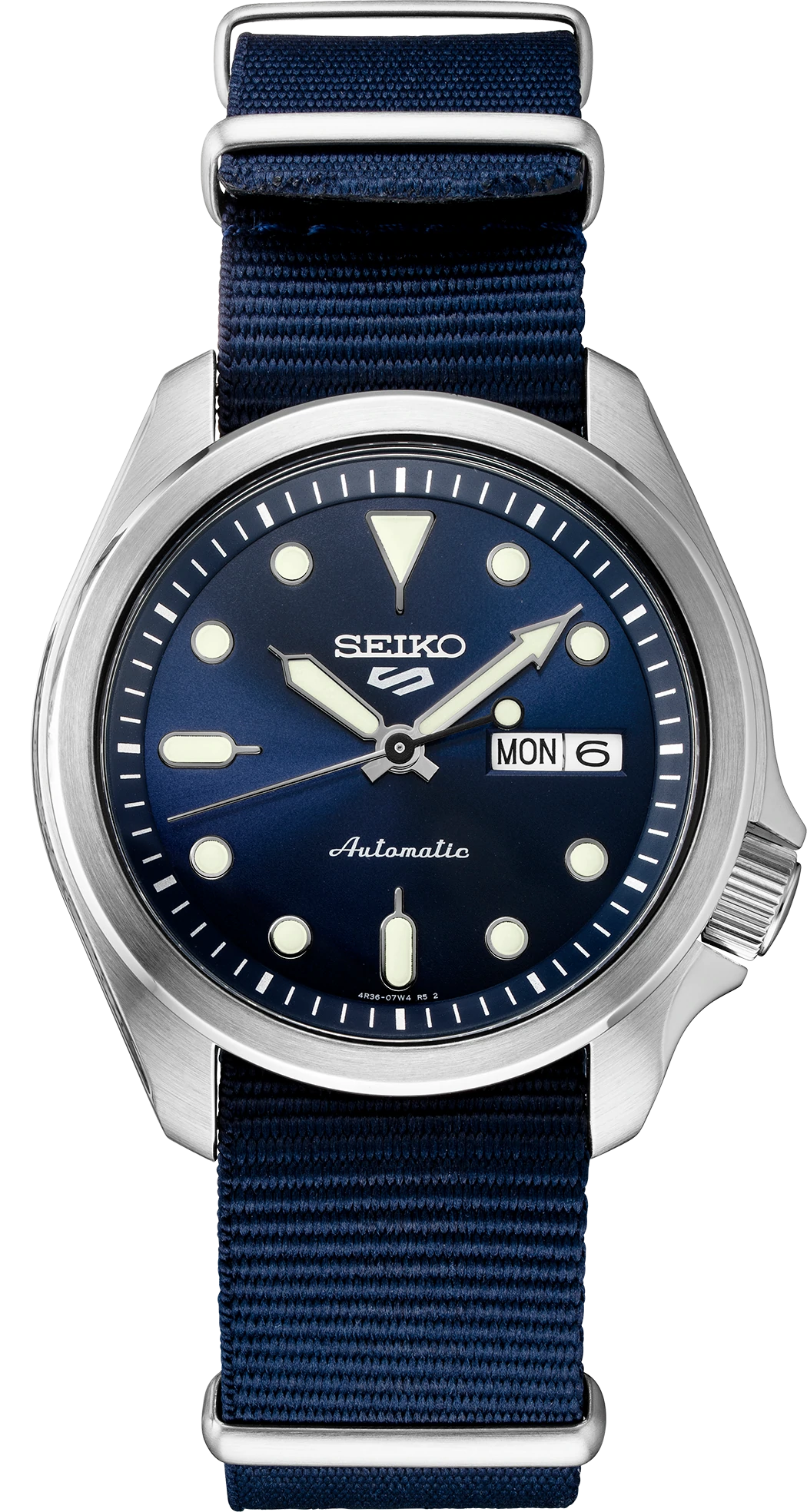Seiko 5 Sports SRPE63 Blue Dial Blue Strap Automatic Watch