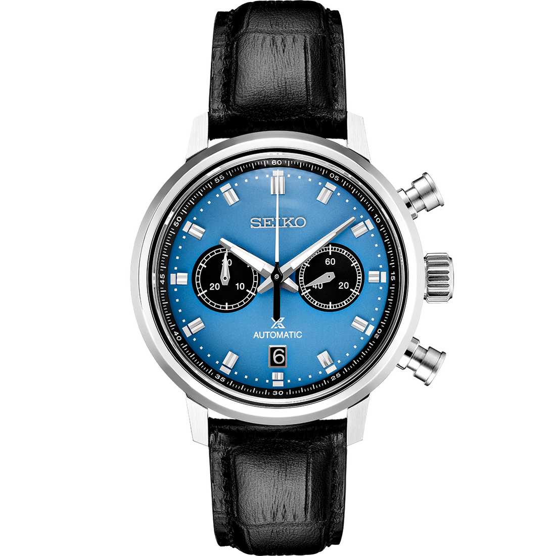 Seiko Prospex Speedtimer SRQ039 Chronograph Blue Dial Automatic Watch |  Skeie's Jewelers