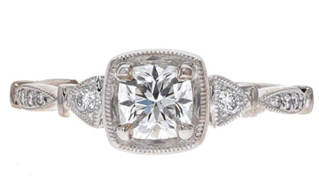 De Beers Forevermark Iconâ„¢ Setting Oval Diamond Engagement Ring