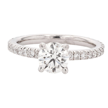 De Beers Forevermark UnityÂ© Oval Engagement Ring - 100-02026