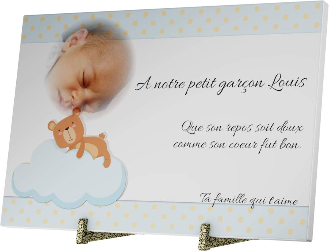 Plaque Funeraire Bebe