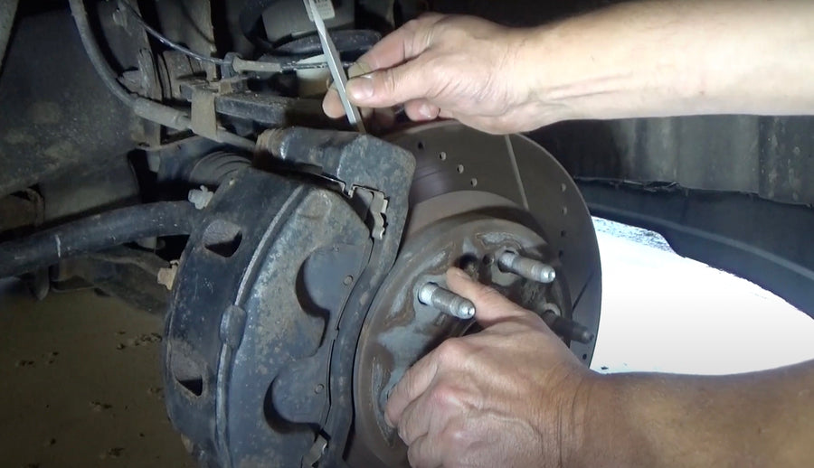 Removing brakes from 3rd gen GMC Sierra 1500