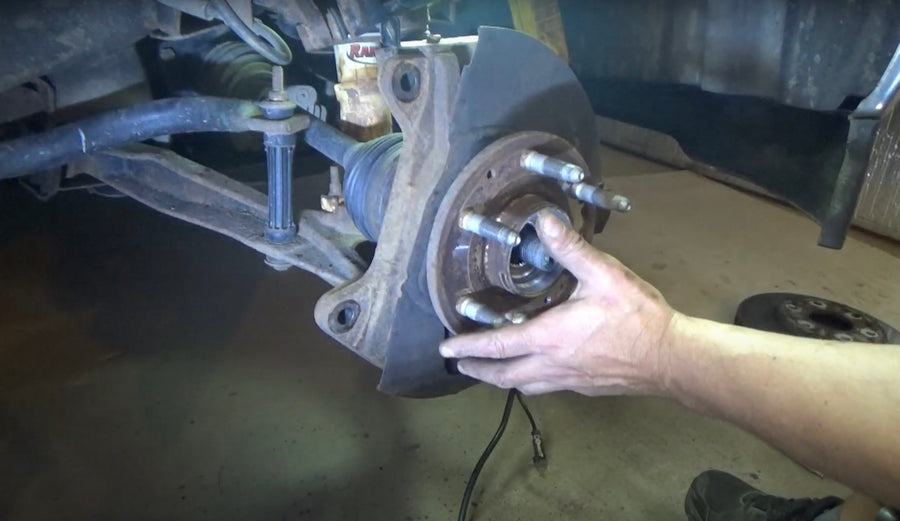 Removing old hub from 3rd gen GMC Sierra 1500