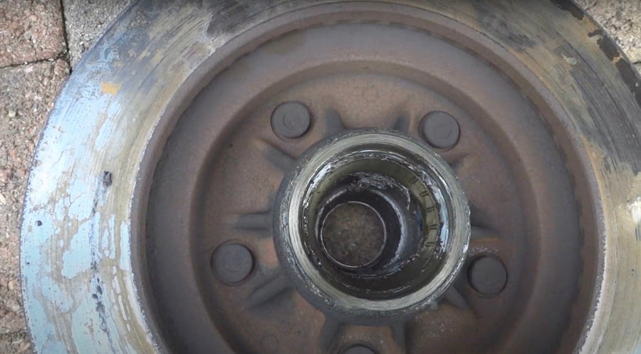Grease in bearing for Ford F-150