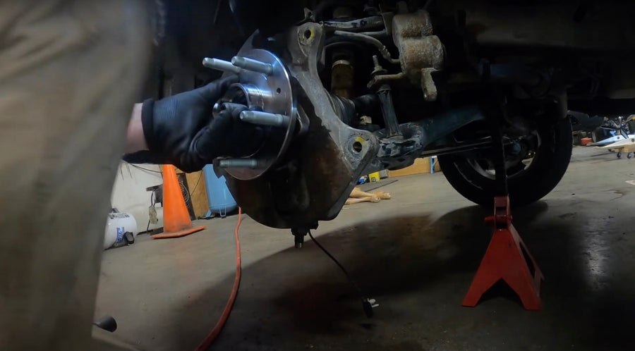 Removing old hub assembly from 2002-2008 Dodge Ram 1500