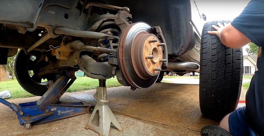 Removing the tire and wheel from 2002-2008 Dodge Ram 1500
