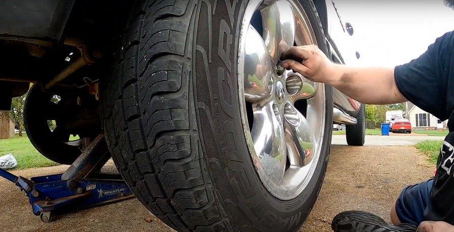 Replacing wheel on 2002-2008 Dodge Ram 1500