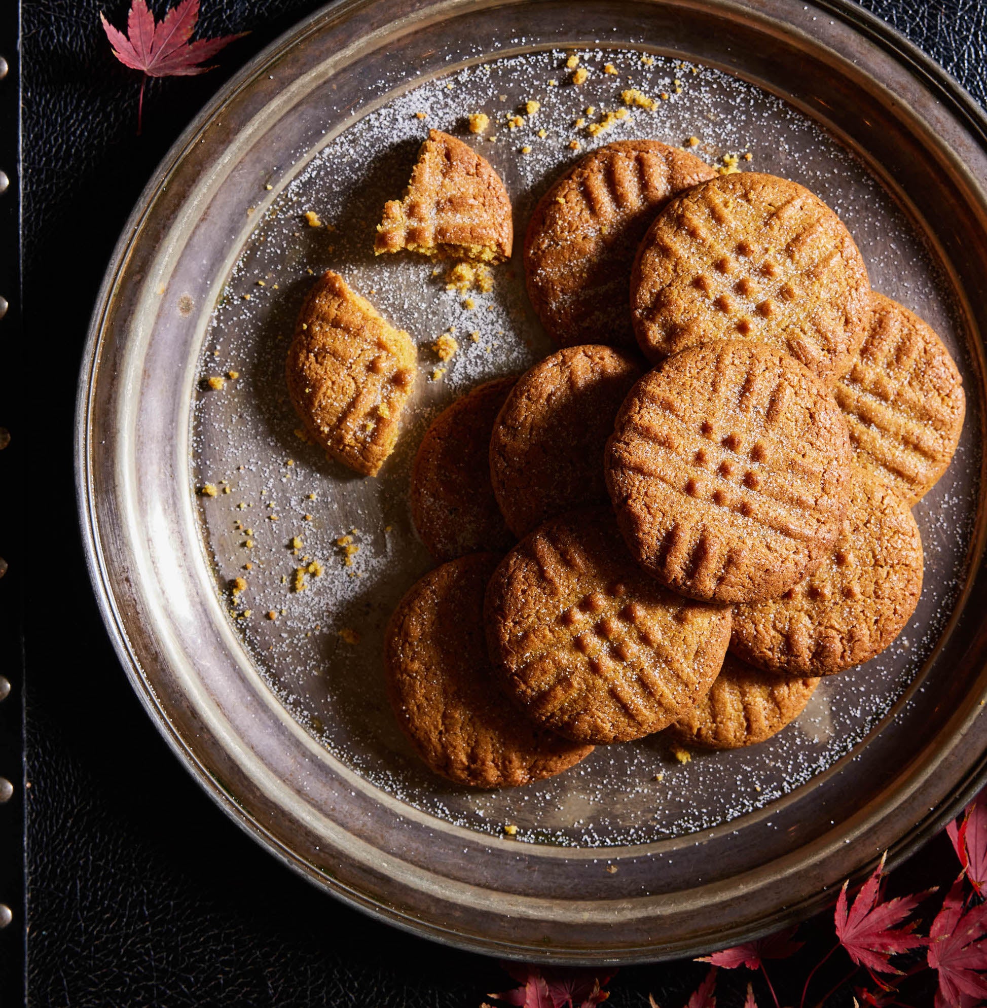 Autumn Spice Almond Butter Cookies