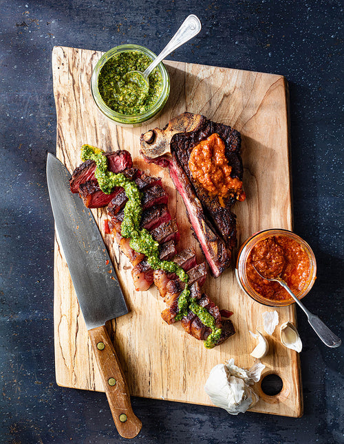 Recipe Basil Pesto Ribeye Steak Enzos Table 