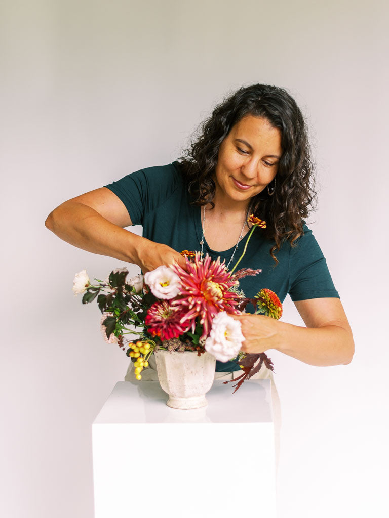 Teresa Tibbets, owner and florist of Dandelion Floral in Lander, Wyoming