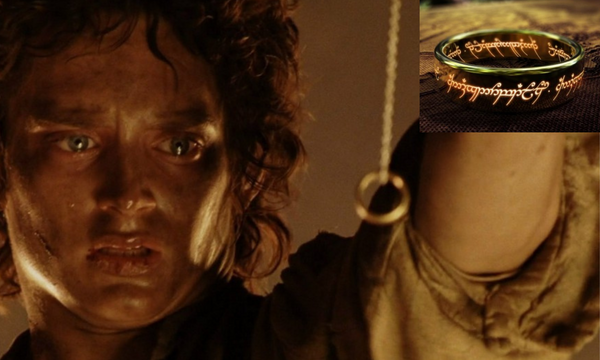 frodo looking at one ring
