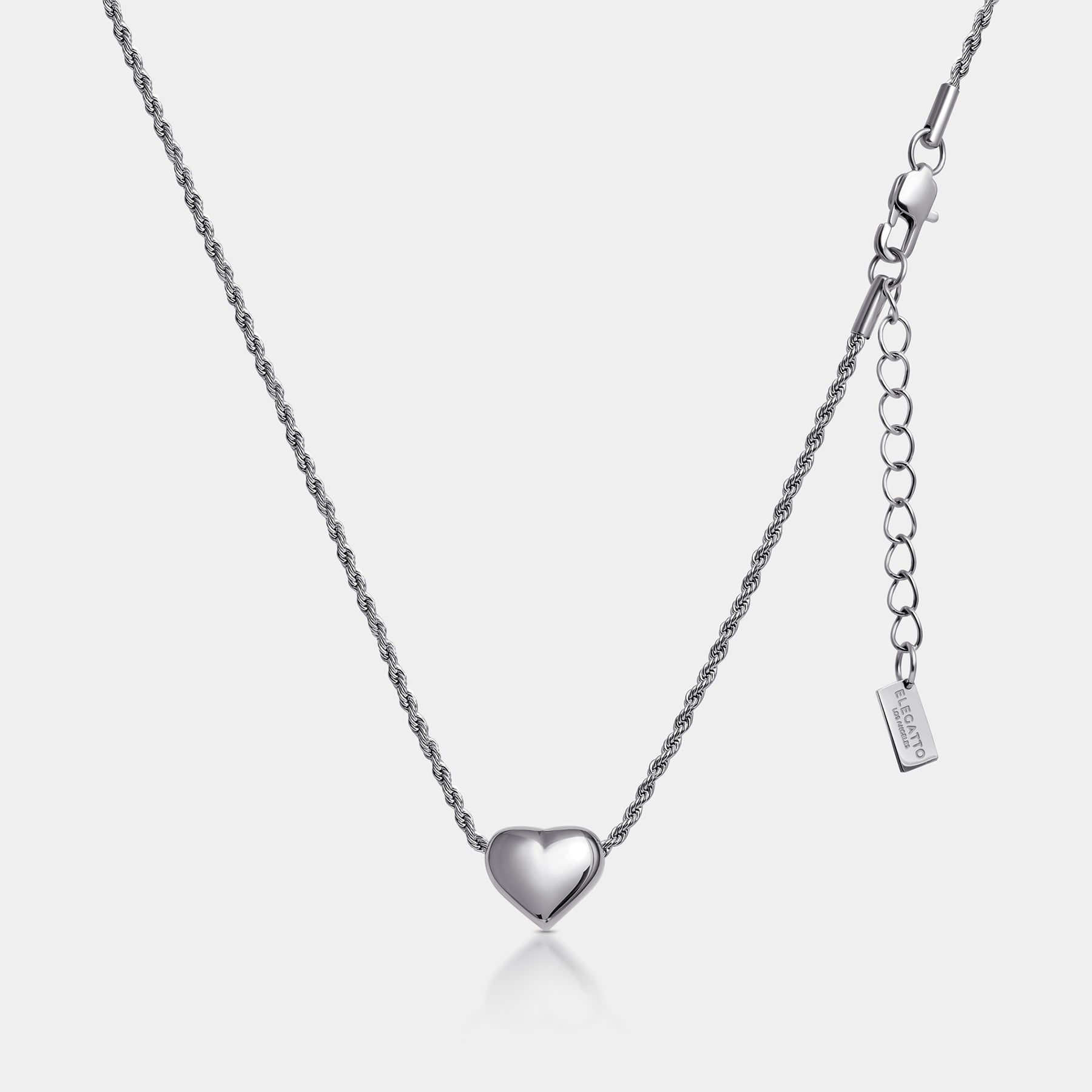 Heart Necklace in Silver