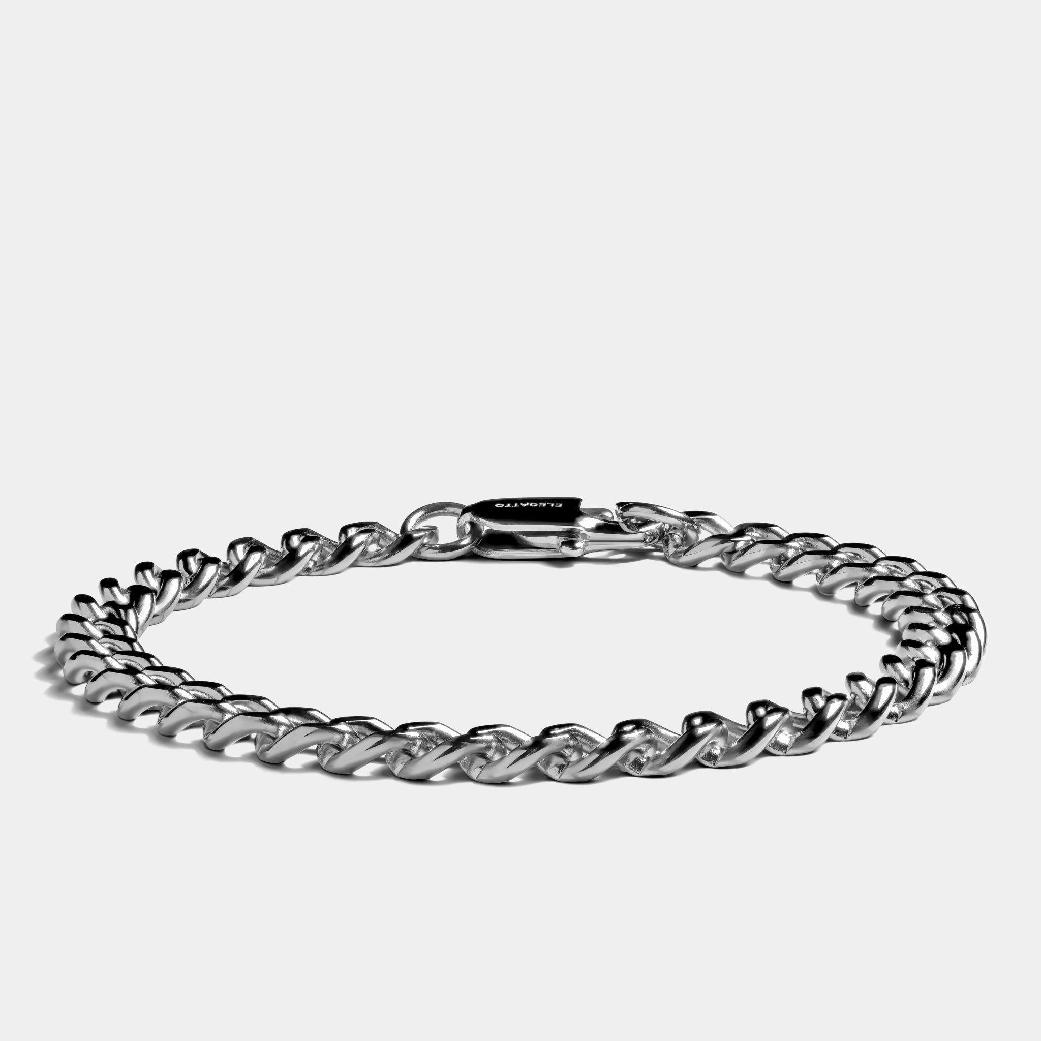 Cuban Chain Bracelet Silver (6mm)