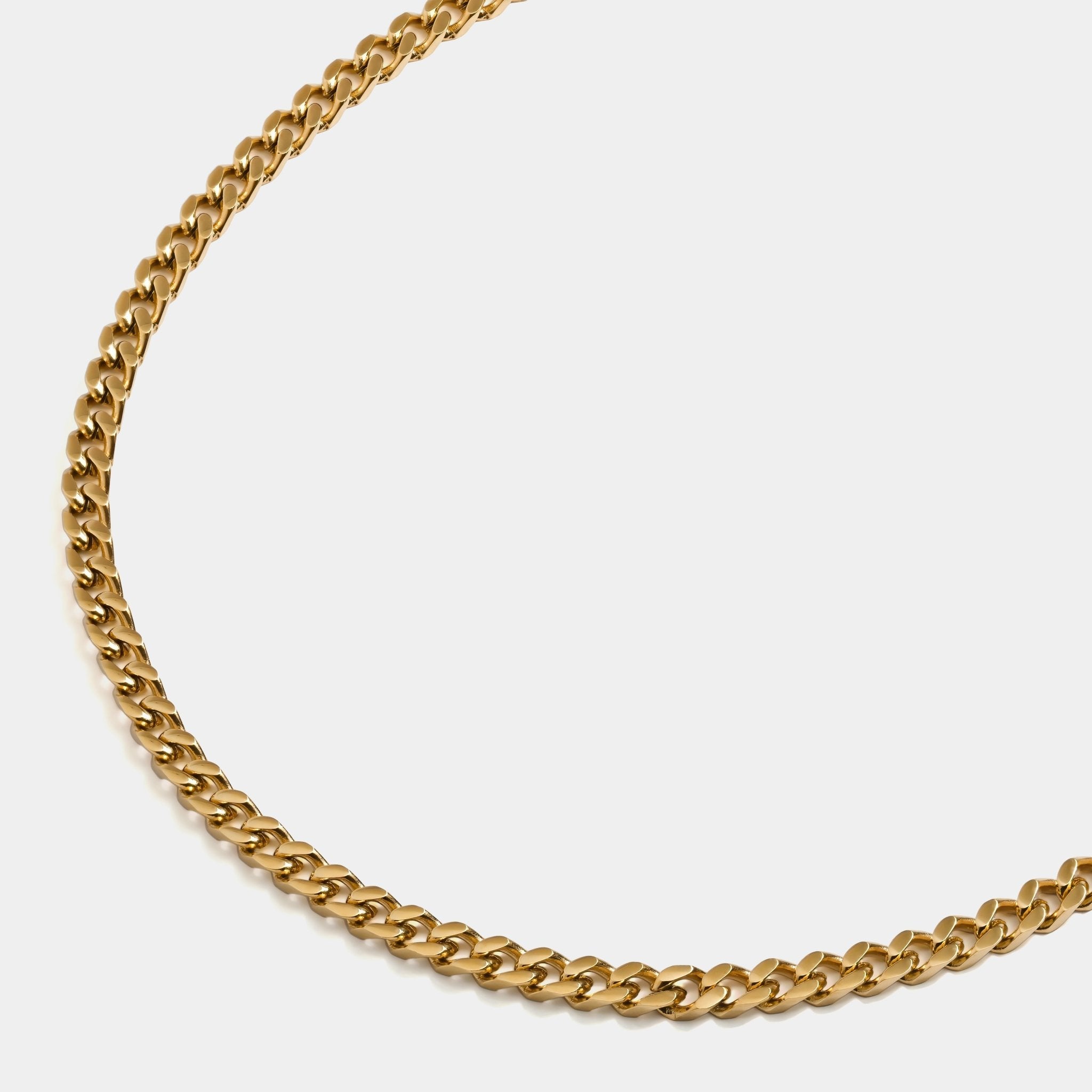 Cuban Chain Necklace Gold (4mm)