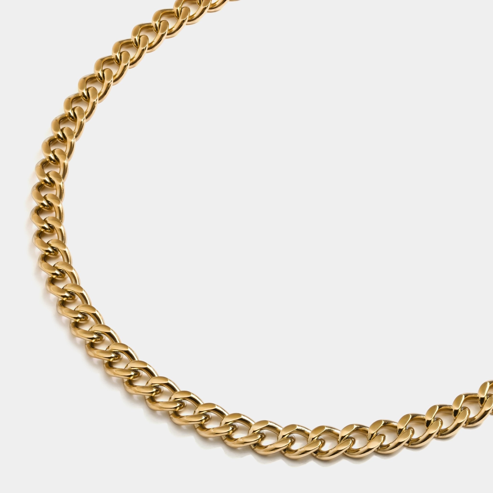 Cuban Chain Necklace Gold (8mm)