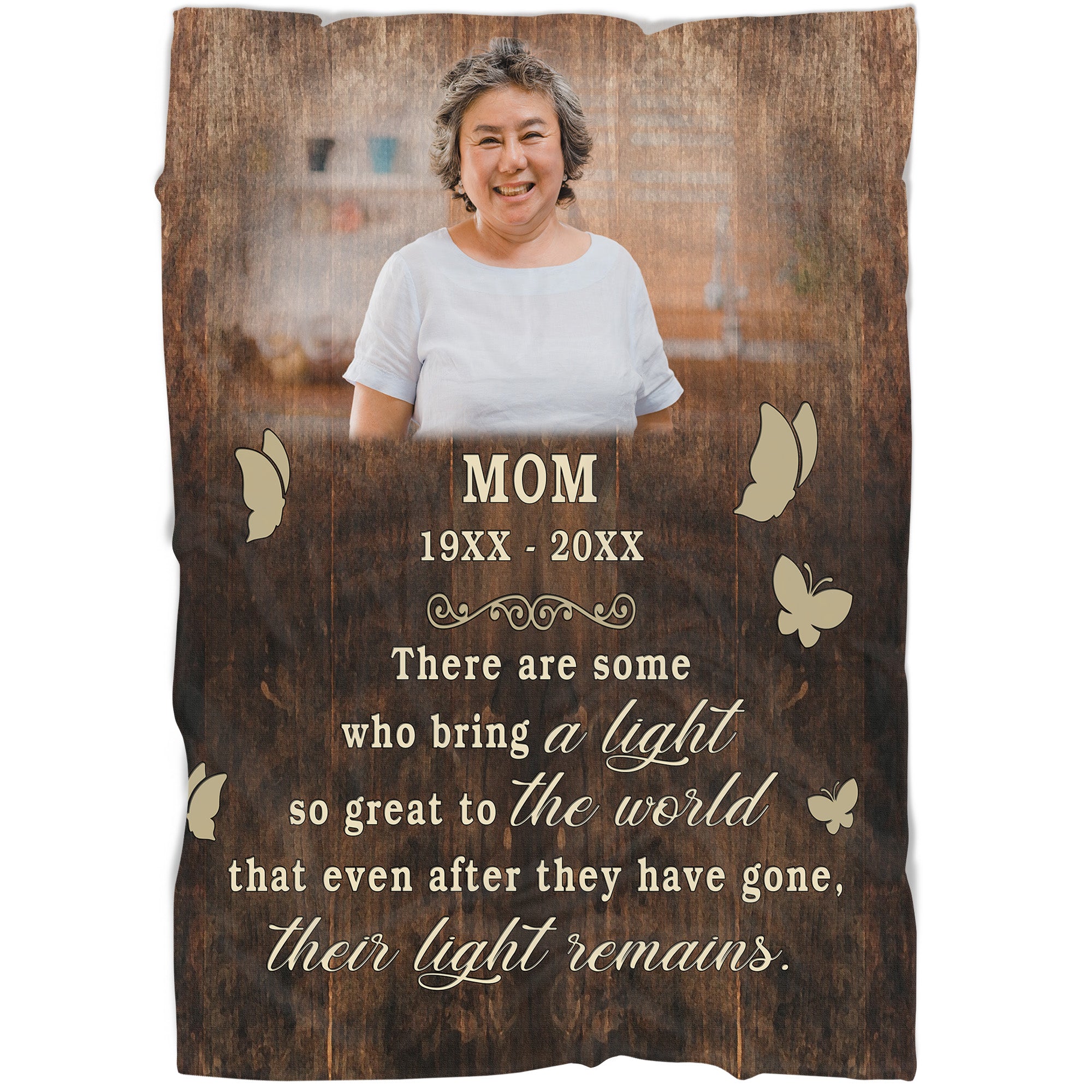 memory of loved ones personal picture blanket