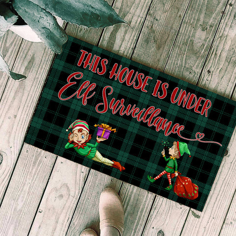 JOLLY AF Christmas Doormat Winter Doormat Funny Christmas 