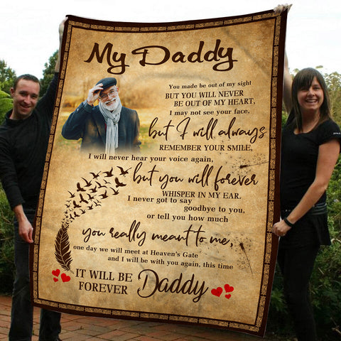 Personalized Blanket, It's Not My Job It's My Life , Trucker Dad