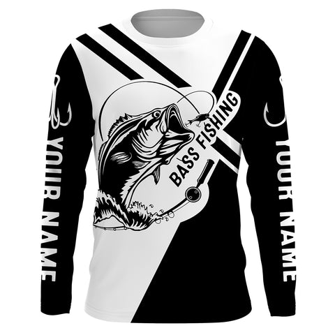 Bass Fishing Custom UV Long Sleeve performance Fishing Shirts