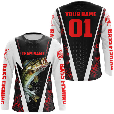 Personalized Bass Fishing Sport Jerseys, Bass Fishing Long Sleeve Tour –  Myfihu