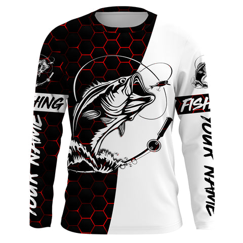 Fishing and beer Bass Fishing Custom Long Sleeve performance