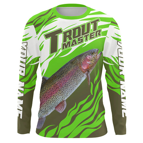 Rainbow Trout Custom Long Sleeve Performance Fishing Shirts, Steelhead –  Myfihu