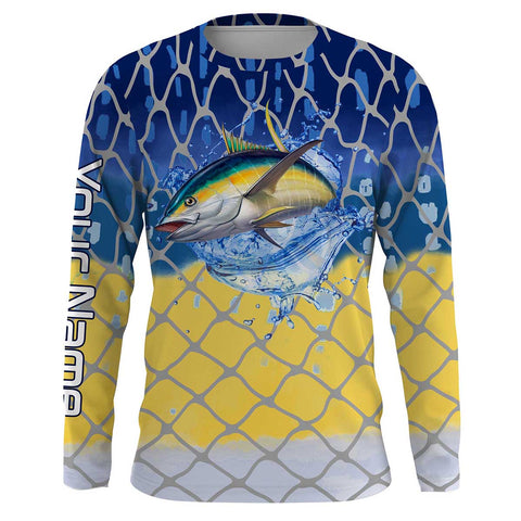 Tuna Fishing UPF 30+ Long Sleeve Performance Fishing Shirt - UV Sun Pr –  Myfihu