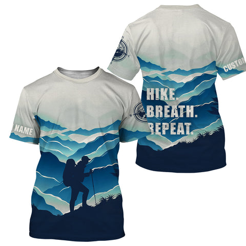 Custom Hiking Winter Camo Hiker Shirts for Men Hiking Long Sleeve UV P –  Myfihu