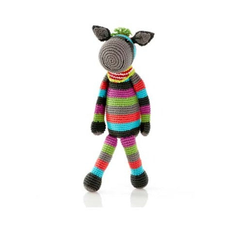 Knitted Donkey rattle