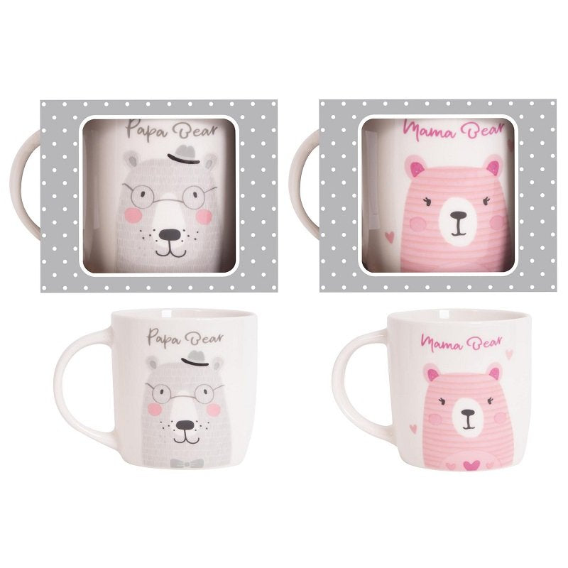 New Mummy & New Daddy Porcelain Mug New Parent Gift Set